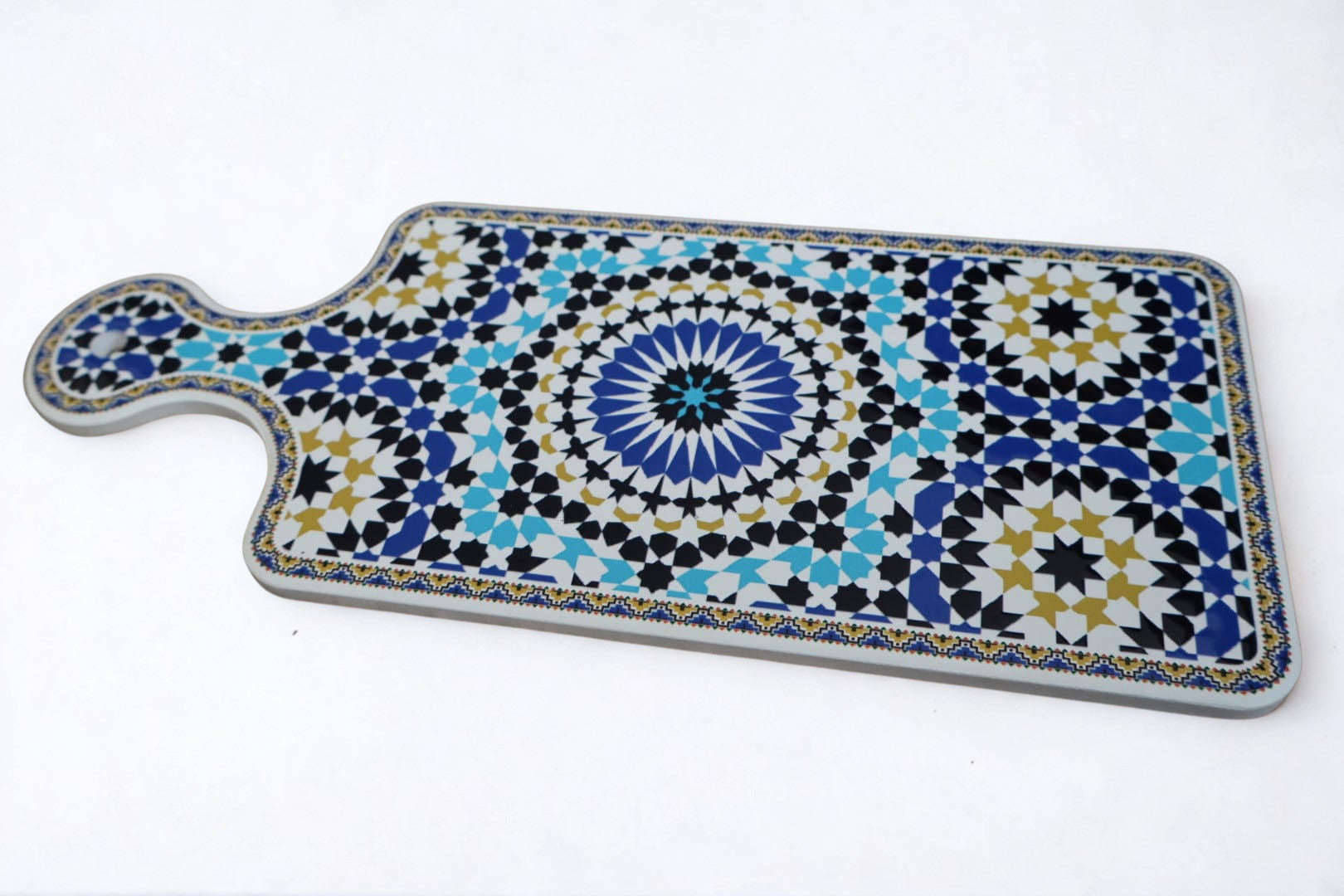 Sahara Servant — Moroccan Mosaic Serving Board