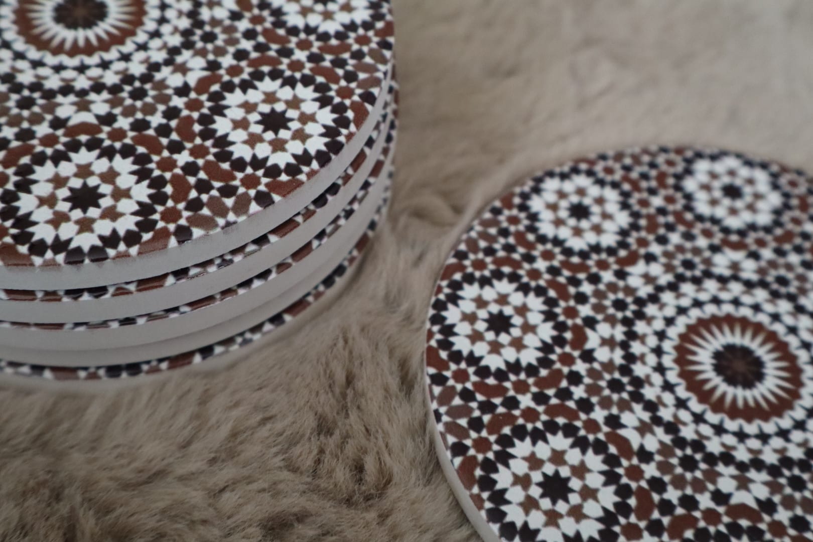 Moroccan Mirage Coasters - set of 6