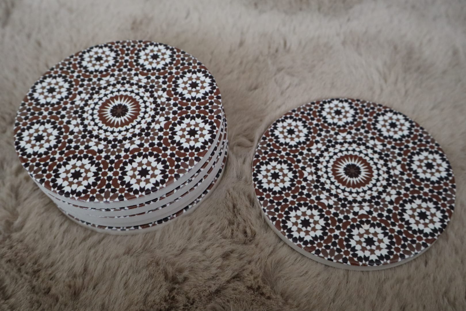 Moroccan Mirage Coasters - set of 6