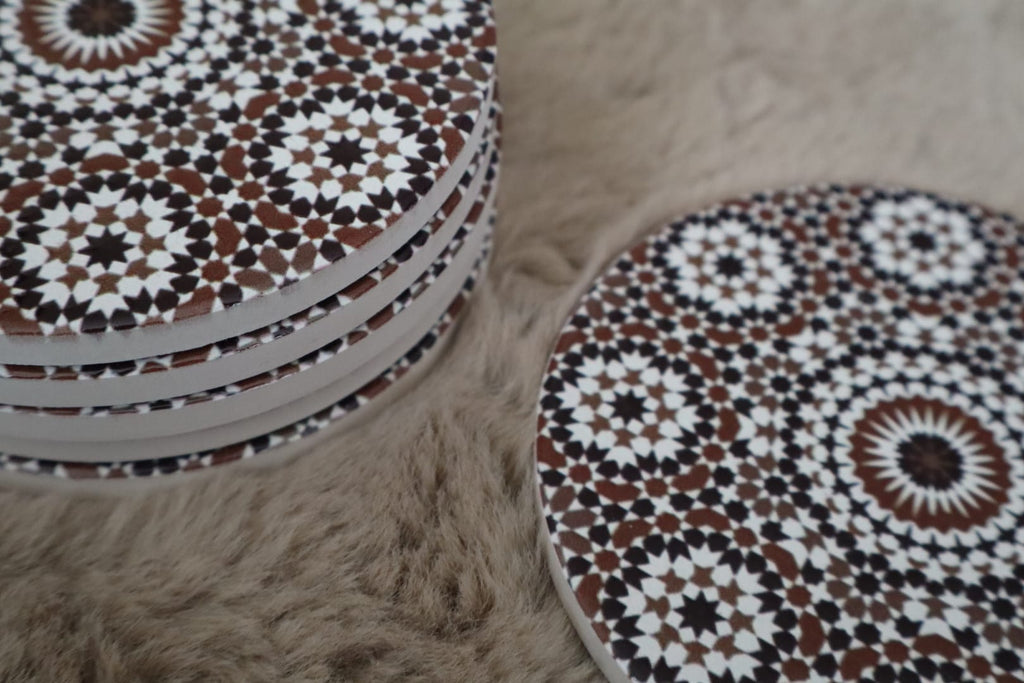 Moroccan Mirage Coasters - set of 6