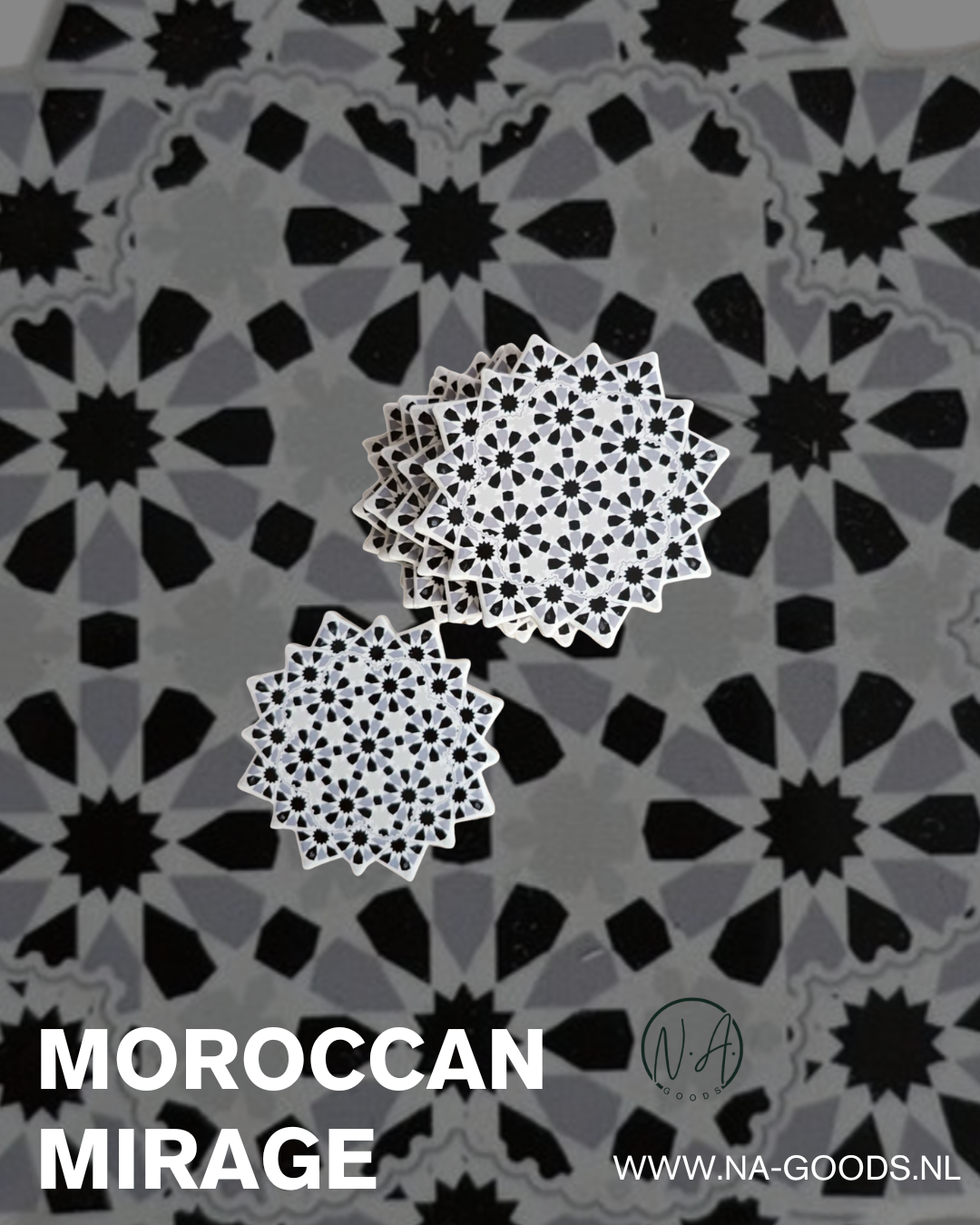 Moroccan Mirage Coasters - set of 6