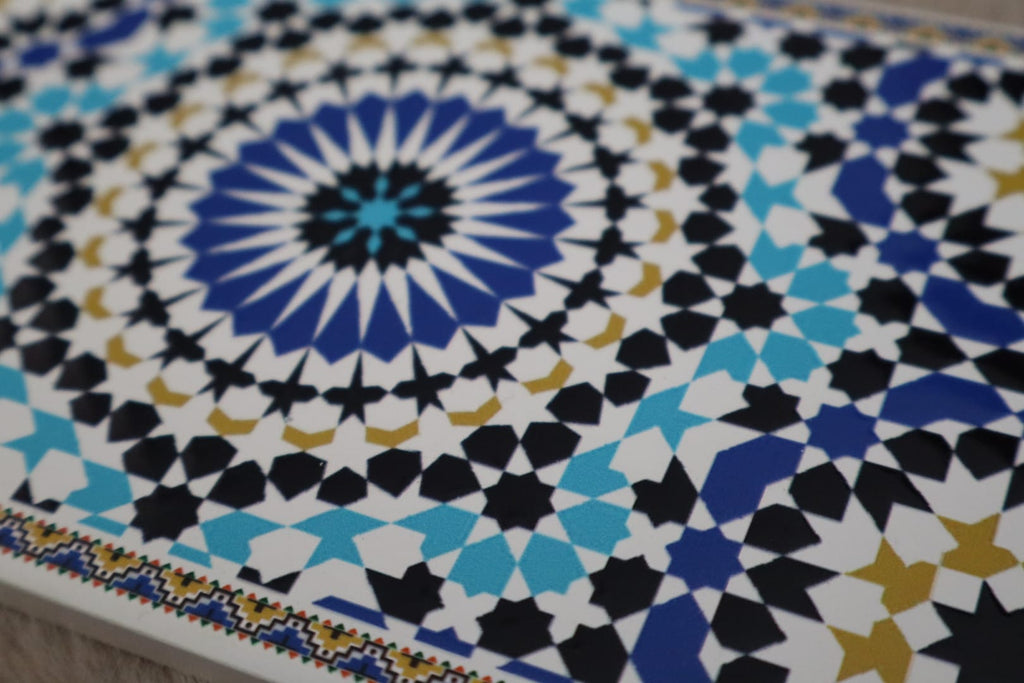 Sahara Servant — Moroccan Mosaic Serving Board