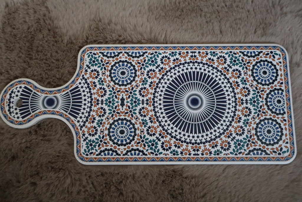 Sahara Servant — Moroccan Mosaic Serving Board